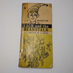 Vintage Book Jack &The Beanstalk 1959 Ex Libris Written By Walter De La Mare